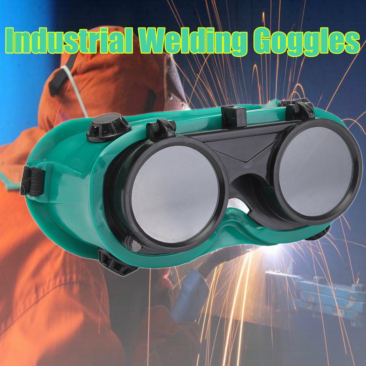 Welding Cutting Welders Goggles Head Safety Antilight Radiation Flip