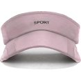 thumbnail image 2 of KAIYANG Gorra con visera y ala ancha retráctil, unisex, para playa, tenis, golf y protección UV, color gris y rosa, 2 of 5