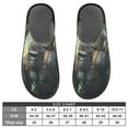 thumbnail image 5 of Fuzzy Slippers Women and Men Non-slip Fuzzy Flat Slippers House Bedroom Slippers for Adult Gorilla with A Backpack, 5 of 9