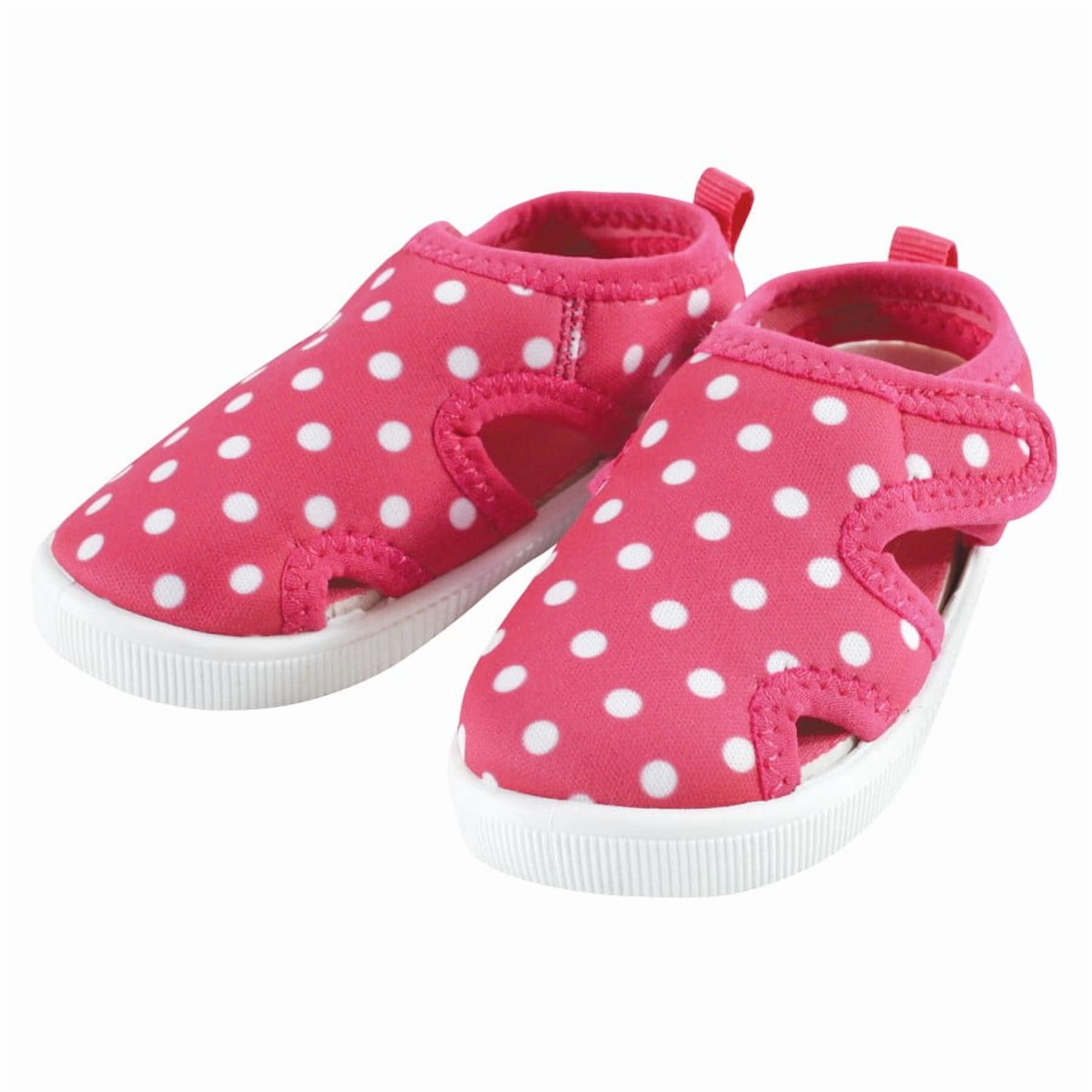 Hudson Baby Infant  Toddler and Kids Girl Sandal and Water Shoe  Polka Dot  8 Toddler