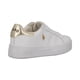 thumbnail image 2 of Tenis Mujer Polo Hpc Casual Urbano Sport Textil Sintetico Cordones Ajustable Resitente blanco 22.5, 2 of 4