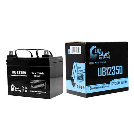 Compatible Speedex Tractor Co. 1640 Battery - Replacement UB12350 Universal Sealed Lead Acid Battery (12V, 35Ah, 35000mAh, L1 Terminal, AGM, SLA)