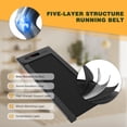 thumbnail image 3 of Under Desk Treadmill for Home/Office,0.5-4.0MPH,220 LBS Weight Capacity,Portable Walking Pad Treadmill with Desktop,Black, 3 of 8