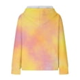thumbnail image 5 of YunPes Girls Sweatshirt Winter Children's Personality Tie Dye Retro Print Sweatshirt Long Sleeve Cute Sweatshirt Female Purge Outfit, 5 of 7