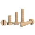 thumbnail image 4 of 1 pcs Beige Nylon slotted external hexagon bolts M4x15mm., 4 of 4