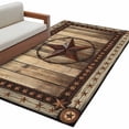 thumbnail image 2 of Texas Star Washable Area Rug 2.7 x 5 ft Farmhouse Country Star, Soft Non Slip Rugs Stain Repellent Indoor Felt Carpet for Living Dining Room Bedroom Home Office, 2 of 9