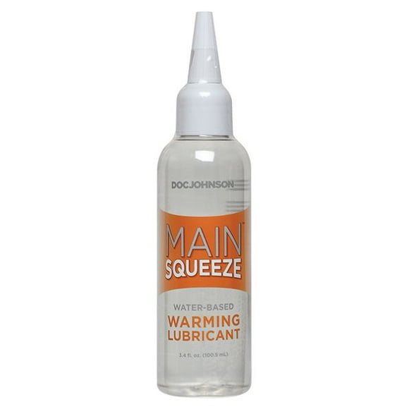 Main Squeeze Lubrifiant à Base d'Eau Chauffant 3.4oz