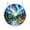 Blue3, variant on 2-in-1 Acrylic Puzzle & Hanging Decor Stained Glass Style Suncatcher, Hanging Acrylic Window Decor Puzzle Acrylic Suncatcher Puzzle 7.87*7.87 Inch