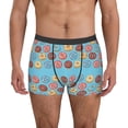 thumbnail image 1 of Fotbe Cute Donut Calzoncillos Tipo Boxer con Bolsa de Soporte Total para Hombre, X-Temp Fresco, Transpirable y de Secado Rápido-Small, 1 of 5