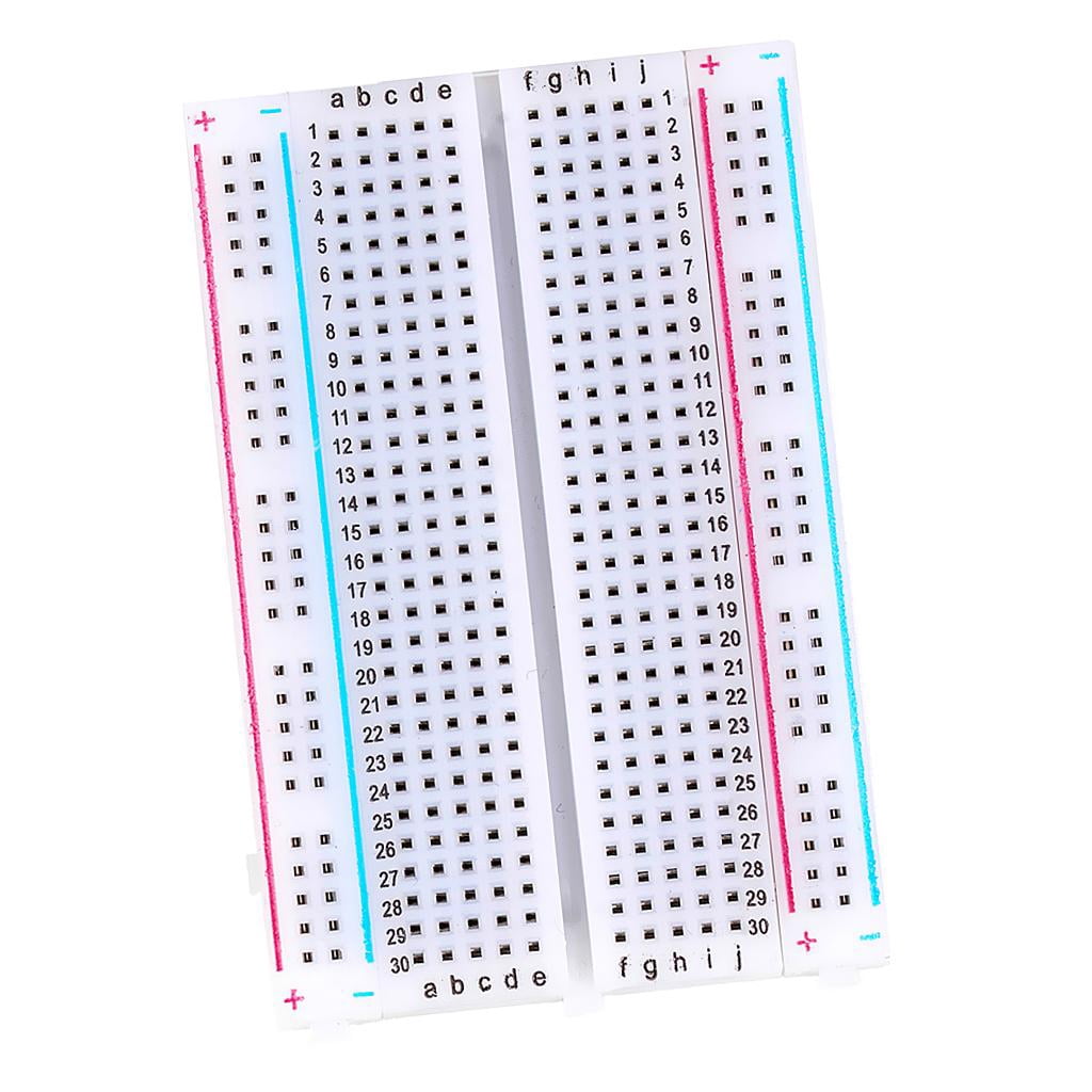 jiaping 6x1PC Mini DIY Solderless 400 Contact Points Breadboard Available Test Develop