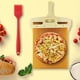 thumbnail image 3 of Pala de transferencia de Pizza de paleta de espátula de Pizza práctica de cáscara de Pizza deslizante de madera, 3 of 7