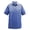 Classic Blue/Sky Blue, variant on Monterey Club Men's Zone Tech Contrast Golf Polo Shirt #1525