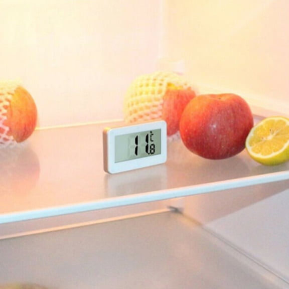 BAETEUY Home Fridge Refrigerator Digital Thermometer Magnetic Freezer Hanging Hook Meter