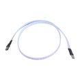 thumbnail image 2 of Type C Flat Cable Type C Male to Male 2A Charge Data Extension Silicone Cable 480Mbps Data Transfer Cable for Phone, 2 of 4