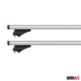 thumbnail image 7 of OMAC Cross Bars Roof Racks Aluminium for Toyota Corolla 2020-2024 Grey Carrier 2 Pcs Anti-Theft for Travel Kayak Canoe Surf Ski Snowboard Camping, 7 of 7