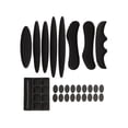 thumbnail image 1 of Advancent Accesorios duraderos y para casco de motocicleta, almohadilla para un rendimiento fiable, cómoda y transpirable Ciclismo negro, 1 of 6