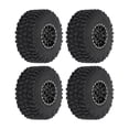 thumbnail image 1 of PCS RC Ruedas y neumáticos de aleación de aluminio para TRAXXAS 1/18 TRX4M Coche de control remoto Negro, 1 of 12
