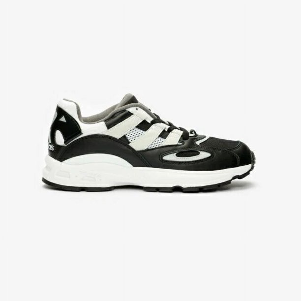 Ad-id-as Mens Lexicon 94 Black Lace Up Low Top Running Shoes Size 9