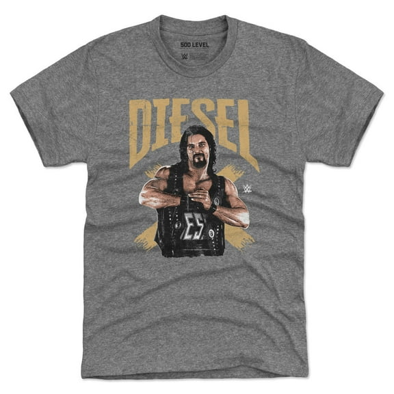 Men's-500 Level Heather Gray Diesel Premium Tri-Blend T-Shirt