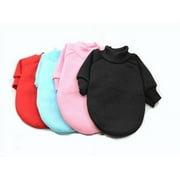 PLAIN Dark Blue Sweatshirt FOR SMALL DOGS Small Dog Sweater(Dark Blue, Large)