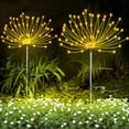 thumbnail image 1 of Lámpara solar para fuegos artificiales YOTOZU, paquete de 2, 120 LED, blanco cálido, 1 of 8
