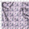 thumbnail image 4 of Soimoi Cotton Cambric Purple Fabric By the Yard - 42 Inch Wide - Florals, Leaves Print Fabric - Elegant & Beautiful Patterns for Fashion and Home Decor Printed Fabric, 4 of 6