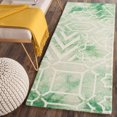 thumbnail image 2 of Safavieh Dip Dyed Green Contemporary Rug - Runner 2'3" x 12', 2 of 2