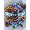thumbnail image 1 of Cuadros Decorativos 11CT impreso completo punto de cruz DIY abeja flor mano pintura sala de estar decoración Ehuebsd Nuevos Originales, 1 of 8