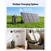 EASYLONGER 266.4Wh CPAP Battery Backup, Compatible with ResMed AirSense 11, AirCurve 11, AirSense 10, AirCurve 10, AirMini, S9, Philips DreamStation 2, DreamStation