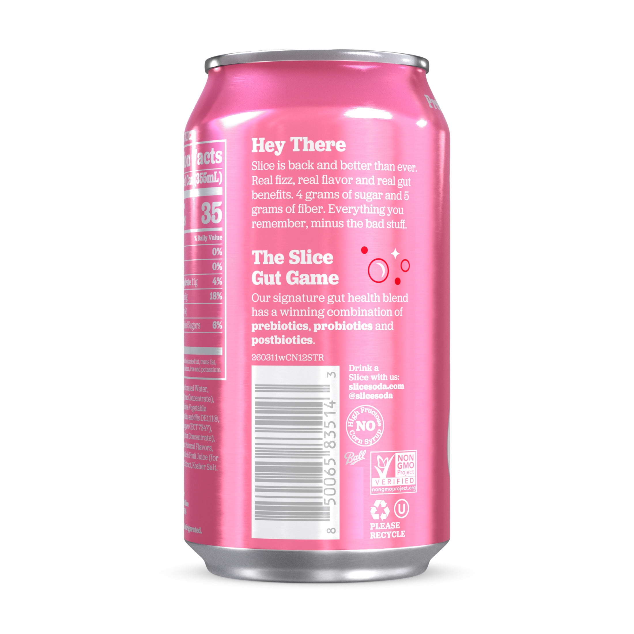 Slice Strawberry Soda, 12 fl oz Can - Walmart.com