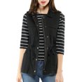 thumbnail image 2 of CHALECO SIN MANGAS CON CREMALLERA PARA MUJER INSPIRADO EN CHIC Anorak Utilitario Chaqueta de Carga Negra 3XL, 2 of 7