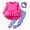 R599-Hot Pink, variant on NOLDARES Toddler Clothes for Baby Girls Cute Print Long Sleeve Sweatshirt Pants Girls Warm Fall Winter Outfits Set(Red,6-7 Y)