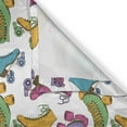 thumbnail image 4 of Ambesonne Vintage Valance Pack of 2, Roller Skates Pattern Art, 42"X12", Multicolor, 4 of 5