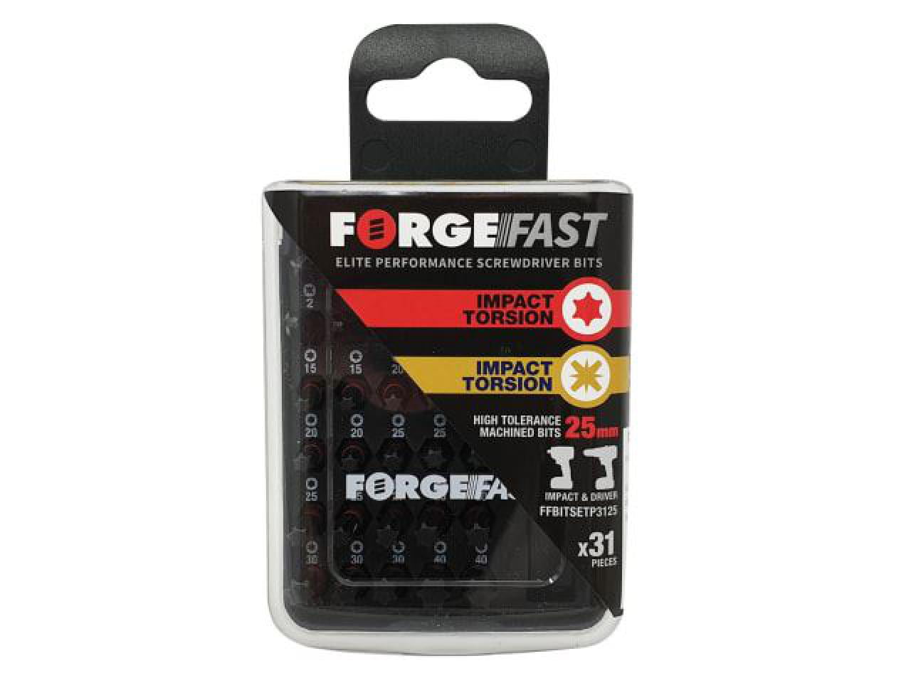 Card 2 ForgeFast TORX® Compatible Impact Bit TX30 x 50mm ForgeFix 