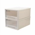 thumbnail image 2 of Obstnny Plastic Storage Drawer Unit, Stacking Storage Bin, 2 Packs, 17.8 Quart, 2 of 4