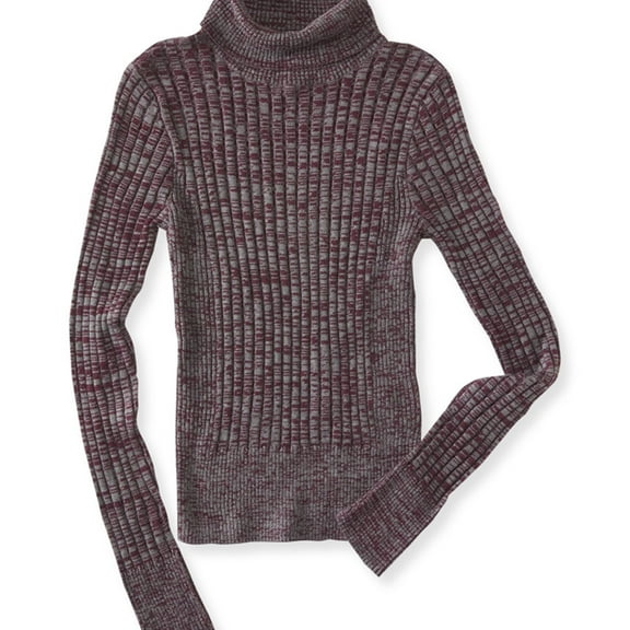 Aeropostale Womens Marled Bodycon Knit Sweater, Red, Juniors, X-Small