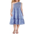 thumbnail image 1 of Robe Mère et Fille Sans Manches à une Épaule, Robe d'Été à Fleurs, 1 of 9