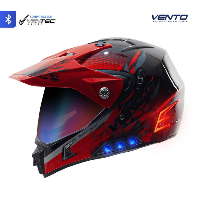 Casco Para Motocicleta Vento Crv1 Bluetooth VENTO