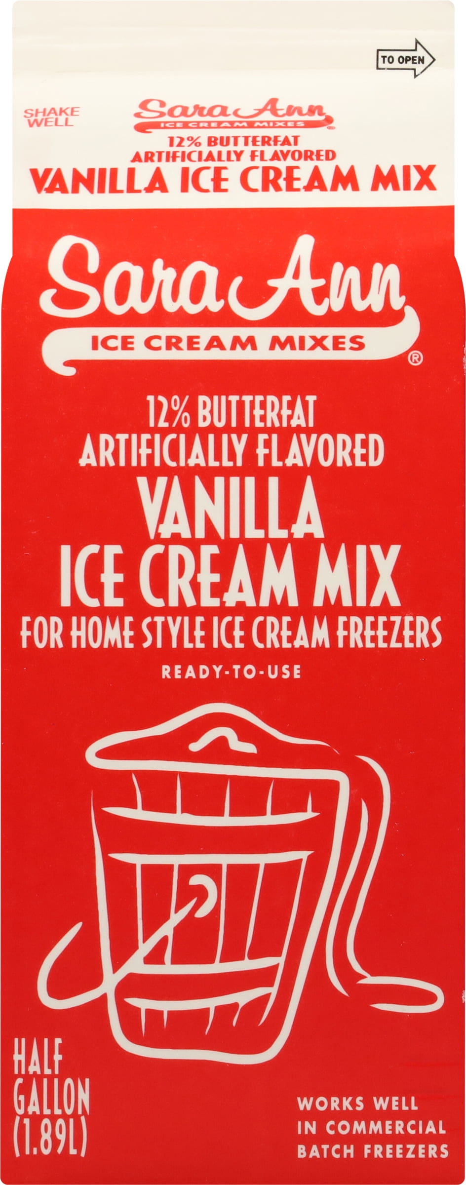 Sara Ann Vanilla Ice Cream Mix HyVee Aisles Online Grocery Shopping