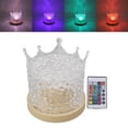 thumbnail image 1 of Projector Night Light, RGBW 16 Color Acrylic Water Ripple Projection Lamp With Remote Control For Bedside For Living Room, 1 of 8
