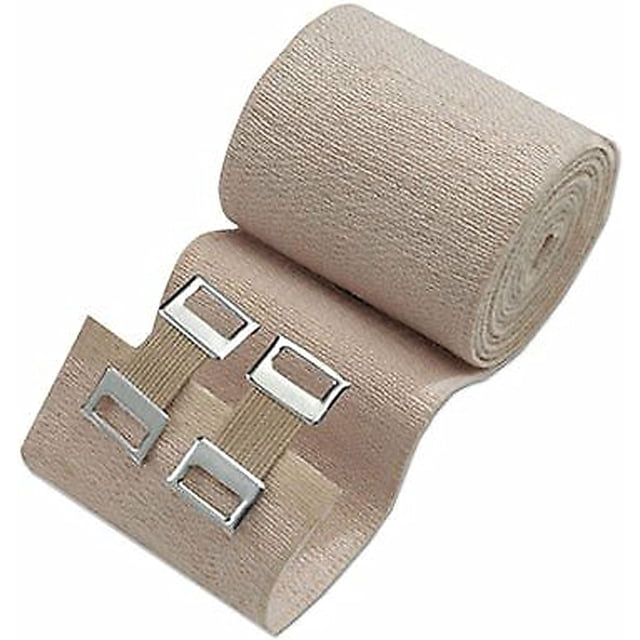 PinesC 2 Pc Elastic Bandage Wrap with Metal Clips 2" Ankle Wrist Foot Sports First Aid Variable