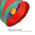 thumbnail image 4 of Small Pet Tube, Polyester Boredom Reduction Foldable Small Pet Tunnels Toy Hanging Elastic Hairball 3 Way Interactive  For Living Room For Courtyard, 4 of 8