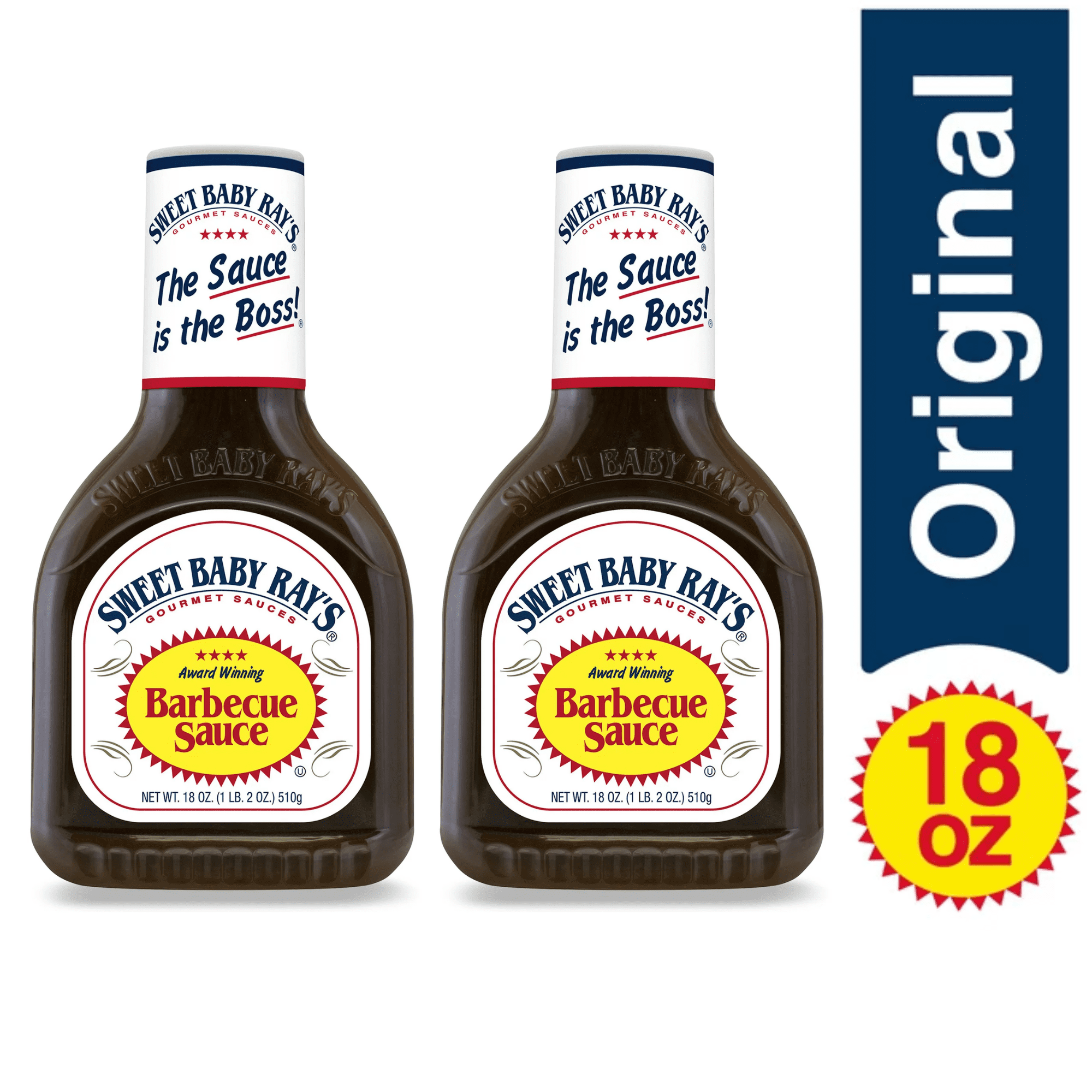 Sweet Baby Ray's Original Barbecue Sauce, 18 oz.(2 Pack)