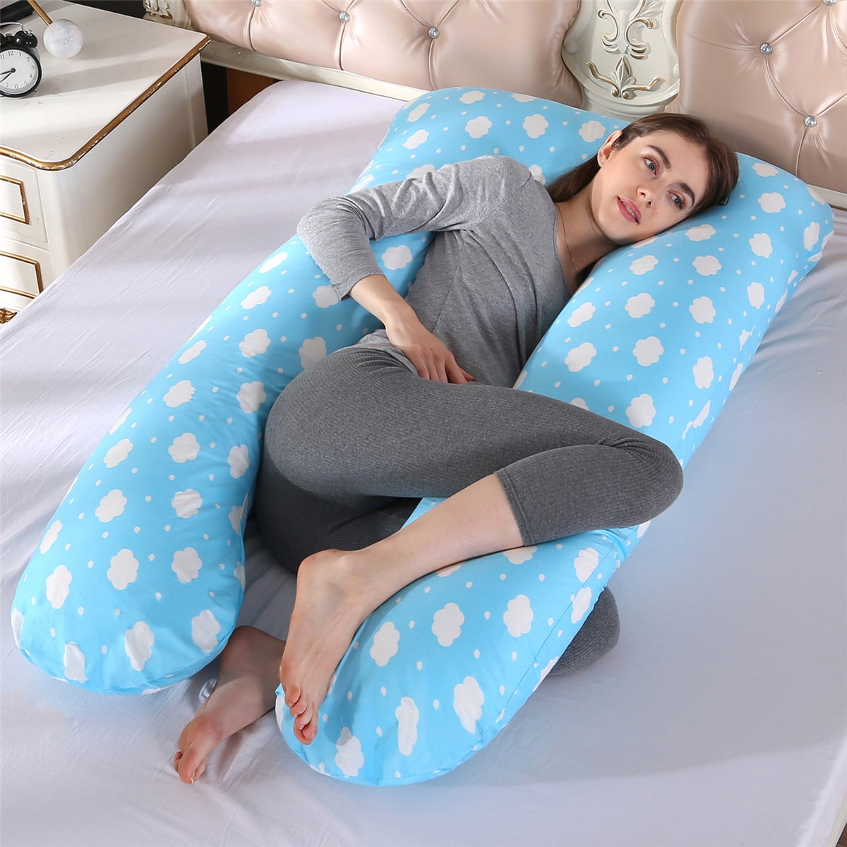 Pack of 2 Maternity Pregnancy Pillowcase Body Back Support Sanitary Case 