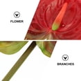 thumbnail image 4 of 2pcs Decoraciones para el hogar Decoración delicada de la flor de la simulación Decoraciones de la planta de la casa, 4 of 5