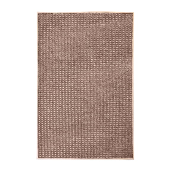 Koeckritz Rugs Waffle Indoor/Outdoor Espresso Area Rug, 5' x 8'