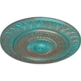 thumbnail image 3 of Ekena Millwork 26 5/8"OD x 2 1/4"P Christopher Ceiling Medallion, Hand-Painted Copper Green Patina, 3 of 5