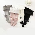 thumbnail image 3 of Toddler Girls Winter Warm Thicken Fleece Leggings Kids Thick Thermal Tights Pants, 3 of 3