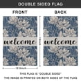 thumbnail image 4 of Spring Summer Multicolored Flower Leaves Garden Flag 12.5x18 Inch Double Side for Outdoor Courtyard Garden Decor Flowers Welcome Holiday Flag for Outside Decoration, 4 of 4