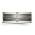 thumbnail image 3 of Stainless Steel Polished Grooved 8mm Comfort Fit Band, 3 of 7